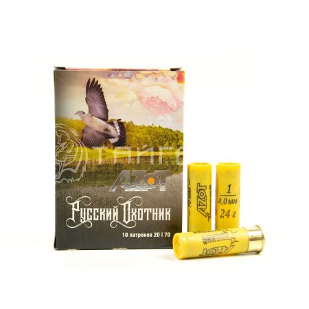 Патрон 20/70 №1 24г Русский охотник Азот (10/340)