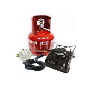 Плита газовая бытовая турист. ПГТ-1Б с РДСГ 1-1,2 и ВБ-2, баллон 5л