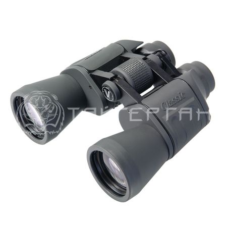 Бинокль Veber Classic БПШЦ 10x50 VRWA широкоугольный, серый