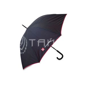 Зонт-трость с фирменным логотипом "Калашников" (изогнутая ручка)