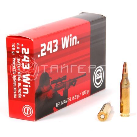 Патрон .243 Win Geco SP 6,8г/105гр (20шт)