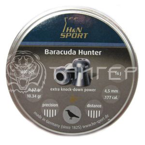 Пули 4,5мм H&N Baracuda Hunter 0,68г (400 шт.) PB684