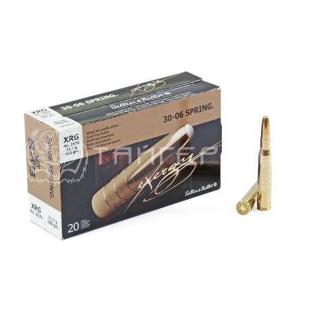 Патрон .30-06 Sprg S&B XRG 11,7г/180гр (20 шт)