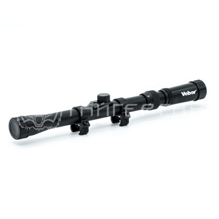 Прицел оптич. Veber пневматика Храбрый Заяц 3-7x20 C