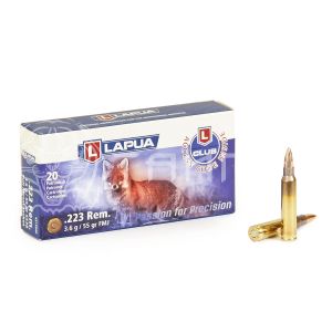 Патрон .223 Rem Lapua FMJ 3,6г/55гр (20шт)
