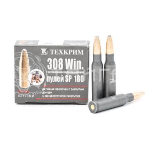 Патрон .308 Win Техкрим SP 180 11,7г (10/330)