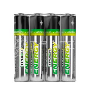 Батарейка ТРОФИ/ENERGY Alkaline LR03/4S/60/  1-087