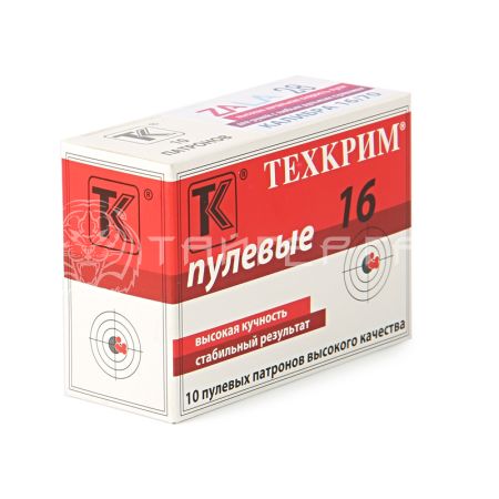 Патрон 16/70 пуля Zala 28г Техкрим (10/260)