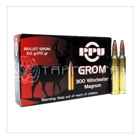 Патрон .300 WM PPU Grom 11,0г/170гр (20шт)