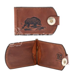 Купюродержатель (Коричневый, Кабан)