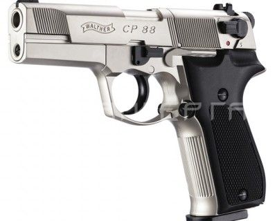 Пистолет газобалон. CO2 Walther CP 88 4 к.4,5 nikel