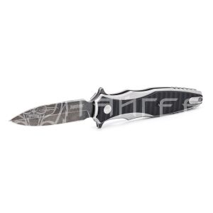 нож складной, алюм. рук-ть с накладкой G10, сталь 8Cr13MoV K1559 Decimus