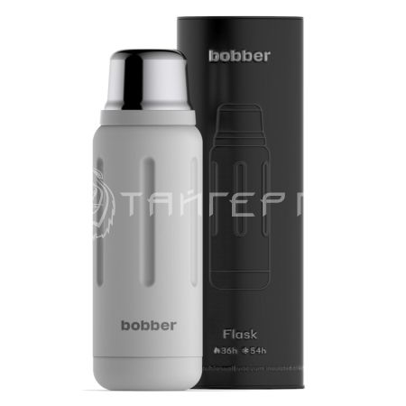 Термос для напитков, вакуумный, бытовой, тм "bobber". Объем 770 мл. Артикул Flask-770 Sand Grey