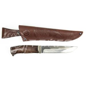 Нож Близнец,кован ст95х18,венге,литье