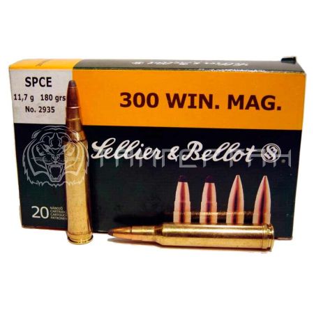Патрон .300 WM S&B SPСE 11,7г/180гр п/об. (20шт)