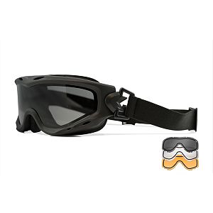Очки Wiley X Spear Dual Lens 3 линзы прозрачная, дымчато-серая и янтарная