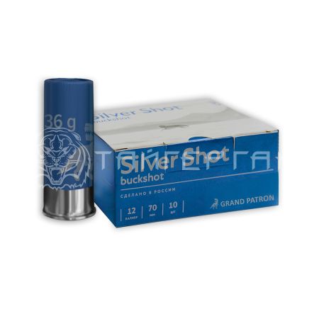 Патрон 12/70 картечь 5,6 36г Silver Shot ГП (10/200)