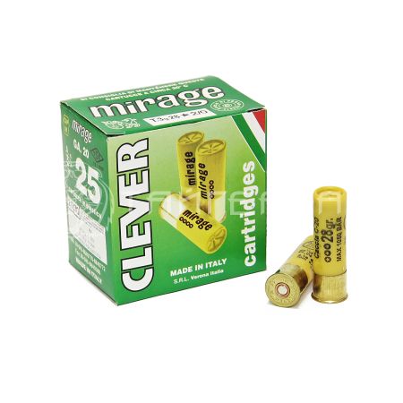 Патрон 20/70 №00 28г Clever (25/250)