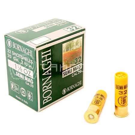 Патрон 20/70 №1 32г Semi Magnum BORNAGHI (25/250)