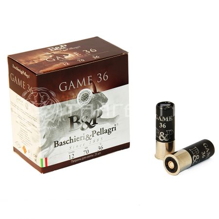 Патрон 12/70 №5 36г B&P ГП (25/250)