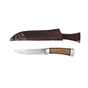 Нож Н58 ЭИ107 дюраль, орех