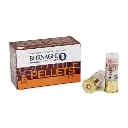 Патрон 12/70 картечь 8,6 33г BORNAGHI (10/250)