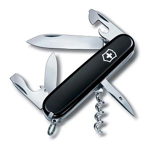 Нож перочинный Victorinox Spartan (1.3603.3B1) 91мм 12функц. черный блистер