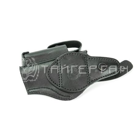 Кобура для ПМ и магазин поясная  ПЛЮС  ( av )