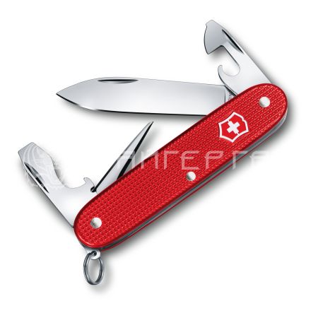 Нож перочинный Victorinox Alox Pioneer (0.8201.L18) 93мм 8функций красный подар.коробка