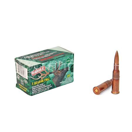 Патрон 7,62х54 НПЗ FMJ повыш. кучности 13,0г/200гр ГЖ ОТ (20шт)