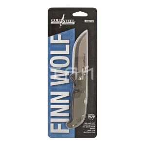 Нож складной Cold Steel Finn Wolf сталь AUS 8A, рукоять пластик, замок tri-ad lock  CS_20NPFZ  Green