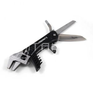 Мультитул (гаечный ключ) "СЛЕДОПЫТ-URBAN", 160х40х18 мм, 7 предметов, с набором бит, PF-MT-23