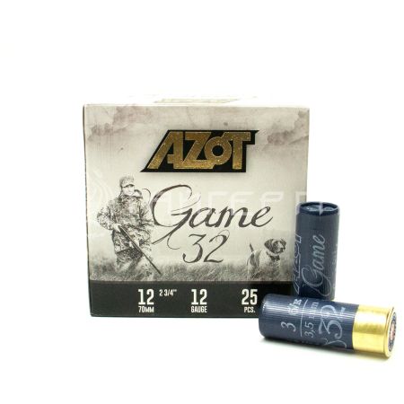 Патрон 12/70 №3 32г б/к Game Азот (25/250)