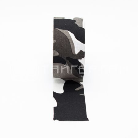 ЛЕНТА КЛЕЙКАЯ 50мм Black-White Camo  (10м) код AS-BL0010BWH