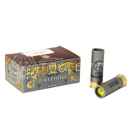 Патрон 12/70 пуля Тандем стальная 32г подкалиб. СКМ (10/250)