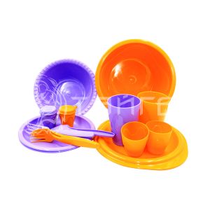 Набор для пикника СЛЕДОПЫТ «Siesta» пластик, на 2 персоны, сумка/16/17/ PF-CWS-PS04