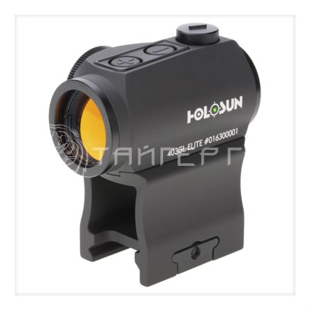 Прицел коллимат. Holosun Micro Elite на Weaver+крон., точка 2MOA 12 подсв. (+NV) Green HE403B-GR
