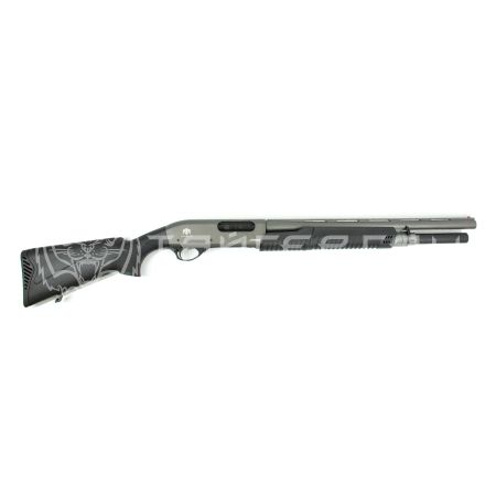Ружье HUGLU ATROX Standard Grey 2 к.12/76/510 помповое пластик