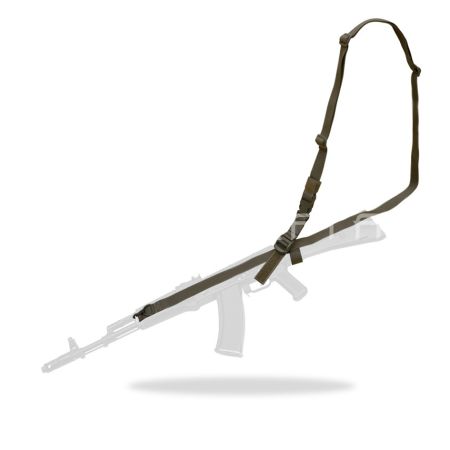 Ремень оружейный тактический "ДОЛГ-М2" зеленый одноточка