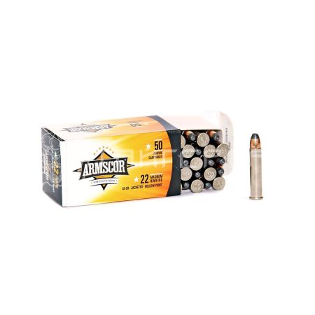 Патрон .22 WMR Armscor JHP 2,59г/40гр (50шт)