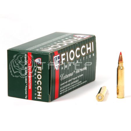 Патрон .223 Rem Fiocchi V-MAX 3,24г/50гр (50шт)