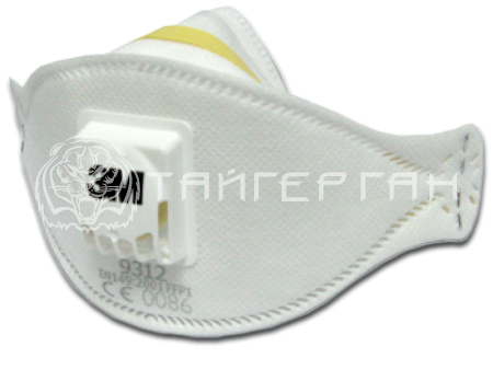 Респиратор противоаэрозольный с клапаном 9312
