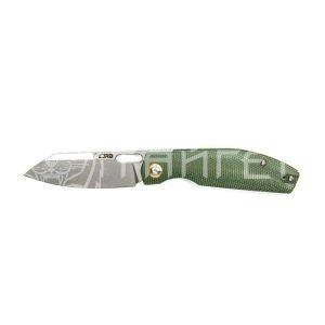 Нож складной CJRB CJ1929-MGN Ekko Liner рук-ть зелен. микарта, клинок AR-RPM9