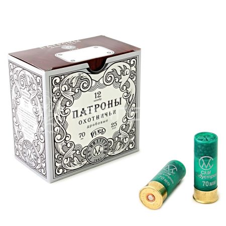 Патрон 12/70 №7 33г б/к Русь СКМ (25/250)
