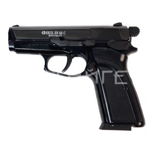 Пистолет газобалон. CO2 EKOL ES66 C Black (металл) к.4,5
