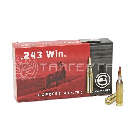 Патрон .243 Win Geco TM SP Express 4,9г/76гр (20шт)