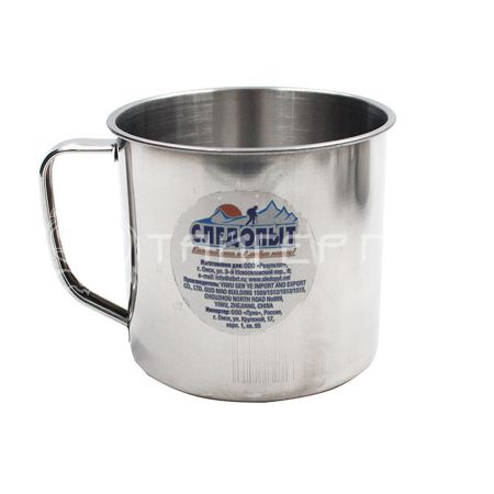 Кружка "Следопыт" нерж. d 10 см, 500 мл/240/   PF-CWS-P34