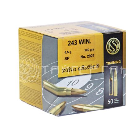Патрон .243 Win S&B SP 6,5г/100гр (50шт)