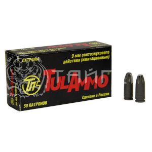 Патрон светозвуковой 9 мм для пистолетов СО-ТТ9 и СО-наган 95/9 ТПЗ (9ИМ) (50/1000шт)