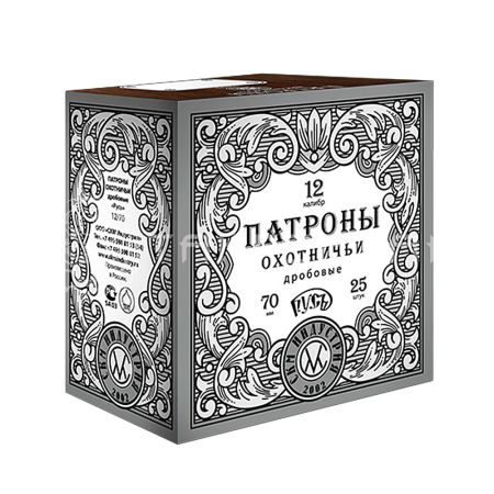 Патрон 12/70 №00 33г б/к Русь СКМ (25/250)